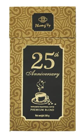Cà phê PV 25th Anniversary 500g - Công ty TNHH Cà Phê Trà Phương Vy – Phương Vy Coffee